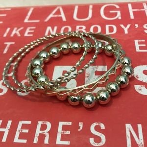 4 bangle bracelets